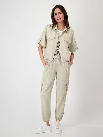 MONARI | Blusa camisera | creme